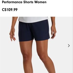 Women’s FootJoy Performance Shorts NWT, Navy Size Large